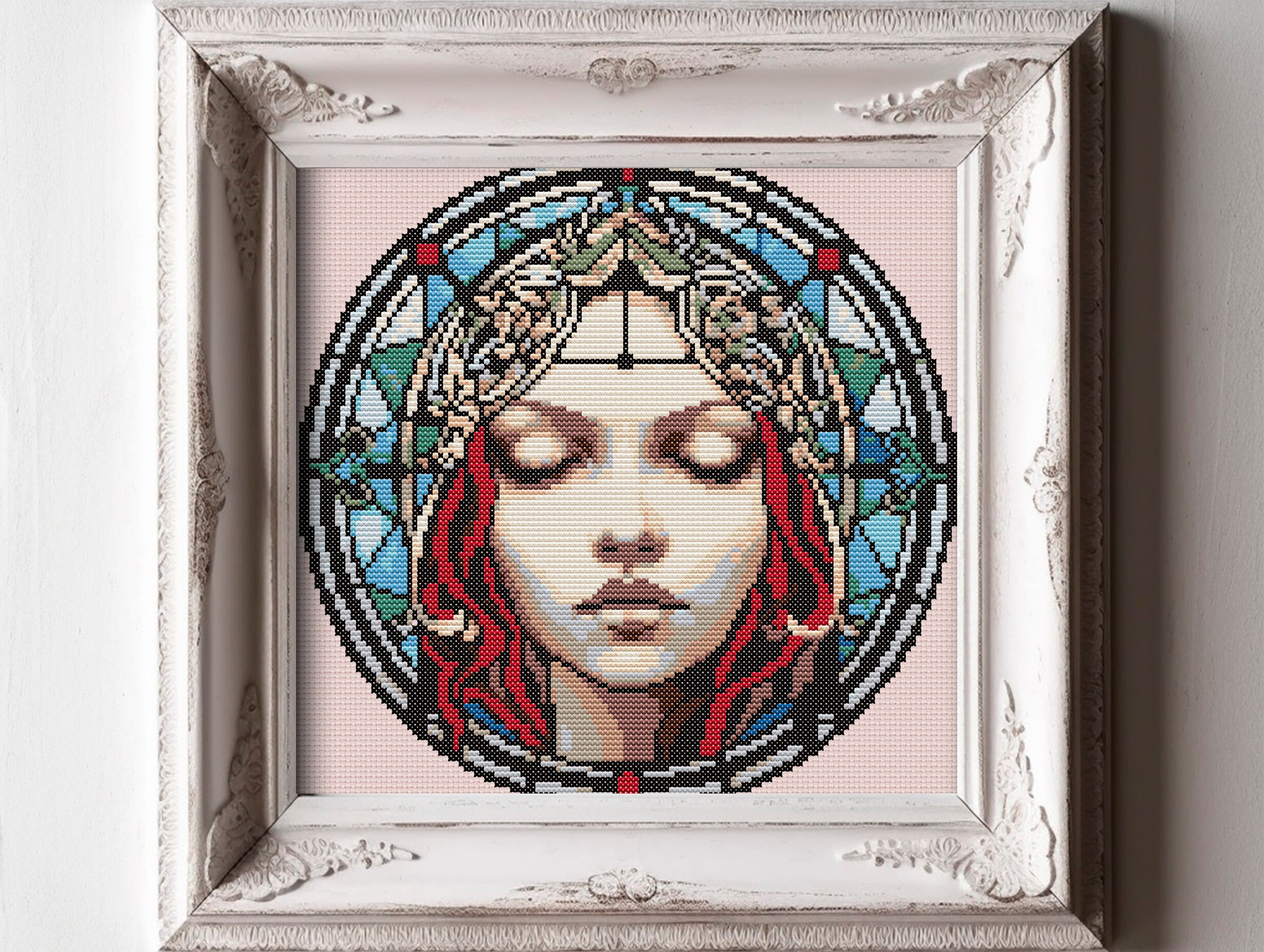 Gothic Modern Counted Cross Stitch Pattern PDF Instant Etsy