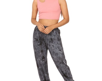 Tie-Dye-Balloon Harem Yoga Pants Women Comfy Hippie Pant Loungewear Trousers Loose Festival Summer Clothes Beach Wear- Birthday Gift for Her