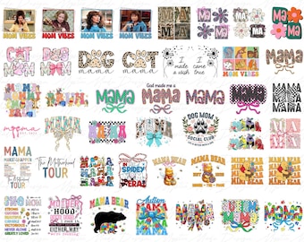 Bundle 70+ Mama Png, Mama Coquette Bow Png, Floral Mama png, Mama Floral png, Floral Mom Png, Mothers Day Png, Mothers Day Gift, Grandma Png