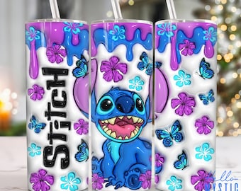 3D Inflated Cartoon Characters 20oz Tumbler Png, 3D Cartoon Tumbler 20oz Png, 3D 20 oz Tumbler Wrap, Cartoon 20 oz Skinny Tumbler Png