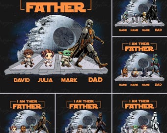 Personalized I am your father Png, Hero Dad Png, Super Dad Png, Fathers Day Png, Father Hand Png, Father and Son Png, Best Dad in the Galaxy