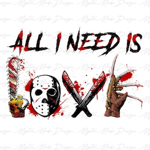 Horror Characters Png, Horror Friends Png, Halloween Horror Characters Png, Halloween Movies Png, Halloween Horror Movies Sublimation Design