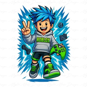 Game Movie Png, Game Character Png, Gaming Design Png, Block Character Png, Gaming Shirt for Boy Png, Funny Gamer Png, Video Game Png