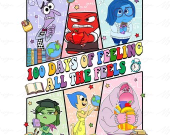 Happy 100 Days Of School Png, Cartoon School Png, 100 Days Emotions Png, 100 Days Of School Cartoon Png, Teacher Png, Back to School Png