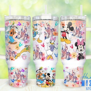 Cartoon Character 40oz Tumbler Png, Cartoon Tumbler 40oz Png, Movies Characters 40 oz Tumbler Wrap, Mouse 40 oz Tumbler Png