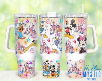 Cartoon Character 40oz Tumbler Png, Cartoon Tumbler 40oz Png, Movies Characters 40 oz Tumbler Wrap, Mouse 40 oz Tumbler Png