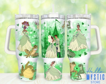 Cartoon Characters 40oz Tumbler Png, Princess Tumbler 40oz Png, Cartoon 40 oz Tumbler Wrap, Princess 40 oz Tumbler Png