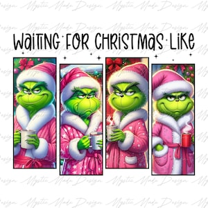Ich warte nur auf Weihnachten Png, Weihnachtsfiguren Png, Frohe Weihnachten Png, Weihnachten Png, Lustige Weihnachten Png, Retro Weihnachten Png