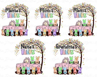 Bundle Custom Easter This Mama Loves Her Peeps Png, Easter Mini Nana Gigi png, Easter Png, Easter Mama Png, Easter Day Png, Easter Bunny Png