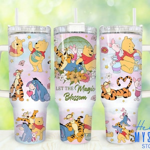 Cartoon Characters 40oz Tumbler Png, Movies Characters Tumbler 40oz Png, Cartoon 40 oz Tumbler Wrap, Bear 40 oz Tumbler Png Sublimation