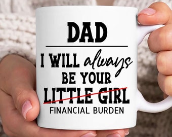 La migliore confezione per tazza per papà di sempre, modello per tazza da 11 once per papà, Png per tazza da 11 once per felice festa del papà, Png per tazze da caffè per papà, confezione per tazza per papà, tazza per papà e bambina