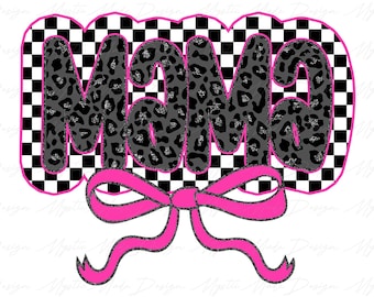 Pink Glitter Mama Coquette Bow Png, Leopard Mama png, Retro Mama png, Mama Coquette png, Mom Bow Png, Mothers Day Png, Mothers Day Gift