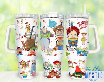 Cartoon Characters 40oz Tumbler Png, Cartoon Tumbler 40oz Png, Cartoon 40 oz Tumbler Wrap, Cartoon 40 oz Tumbler Png Sublimation