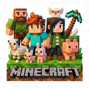 Game Movie Png, Game Character Png, Gaming Design Png, Block Character Png, Gaming Shirt for Boy Png, Funny Gamer Png, Video Game Png