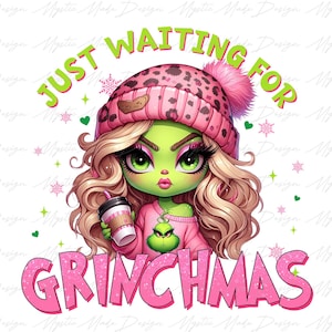Ich warte nur auf Weihnachten Png, Weihnachtsfiguren Png, Frohe Weihnachten Png, Weihnachten Png, Lustige Weihnachten Png, Retro Weihnachten Png
