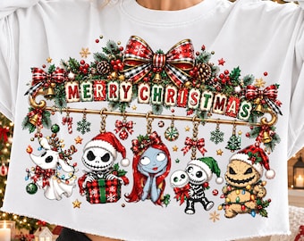 Nightmare Christmas Safety Pin Png, Christmas Characters Png, Merry Christmas Png, Funny Christmas Png, Retro Xmas Png, Trendy Christmas Png