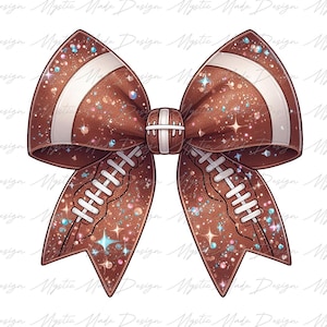 Coquette Football png, Football Bow png, Football mom png, Football png, Game Day Png, Fall Football png, Football Season Png, Sports png