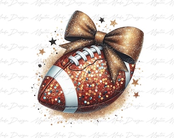 Coquette Football png, Football Bow png, Football mom png, Football png, Game Day Png, Fall Football png, Football Season Png, Sports png