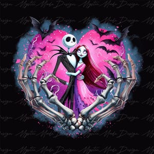 Halloween Nightmare Png, Double Trouble Png, Pumpkin King And Queen Png, Halloween Horror Movie Png, Nightmare Couple Png, Digital File