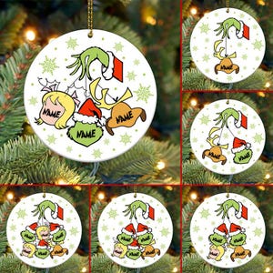 Custom Family Christmas Ornament Png, Personalized Christmas Ornament Png, Family Members Ornament Design, 2024 Christmas Ornament Png