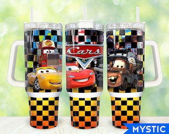 Cartoon Characters 40oz Tumbler Png, Cartoon Cars Tumbler 40oz Png, Cartoon 40 oz Tumbler Wrap, Cartoon 40 oz Tumbler Png Sublimation