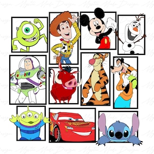 Mouse and Friends Png, Family Cruise Png, Family New Year Cruise 2025 Png, Family Vacation Png, Family Trip Png, Cartoon Characters Png
