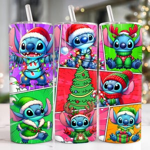 Christmas Cartoon 20oz Tumbler Png, Christmas Tumbler Png, Merry Christmas 20 oz Tumbler Wrap, Christmas 20 oz Skinny Tumbler Png