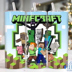 Cartoon Characters 20oz Tumbler Png, Game Tumbler 20oz Png, Game Characters 20 oz Tumbler Wrap, Game 20 oz Skinny Tumbler Png