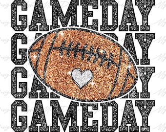 Glitter Football png, Football Bow png, Football mom png, Football png, Game Day Png, Fall Football png, Football Season Png, Sports png