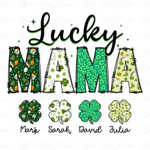 Custom Lucky Mama Png, Saint Patrick’s Day Mama Png, Saint Patricks Day png, Lucky Shamrock png, St. Patricks Day Png, Irish Day Png