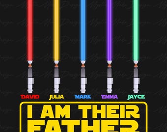 Personalized I am your father Png, Hero Dad Png, Super Dad Png, Fathers Day Png, Father Hand Png, Father and Son Png, Best Dad in the Galaxy