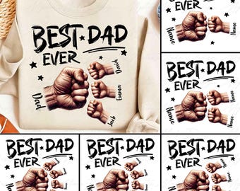 Custom Dad Fist Bump Set Png, Baby Toddler Kid Dad Fist Bump Png, Fathers Day Png, Father Hand Png, Dad Fist Bump Png, Father and Son Png