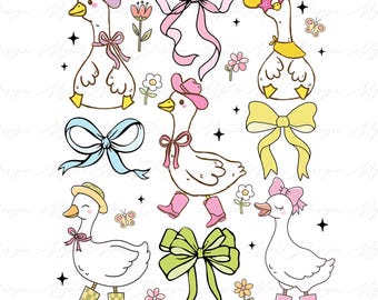 Coquette maman oie png, maman idiote png, oie maman png, fleur d'oie Png, oie fête des mères png, oie florale png, cadeau de fête des mères