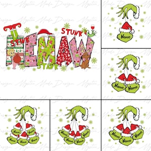 Benutzerdefinierte Weihnachten Memaw Bis zu 8 Kindernamen Png, Weihnachten Mama Png, Frohe Weihnachten Png, Weihnachtscharakter Png, Retro Weihnachten Sublimation