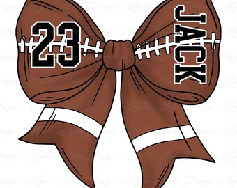Custom Coquette Football png, Football Bow png, Football mom png, Football Mama png, Game Day Png, Custom Football png, Football Season Png