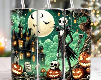 Movies Characters 20oz Tumbler Png, Christmas Nightmare Tumbler 20oz Png, Halloween 20 oz Tumbler Wrap, Christmas 20 oz Skinny Tumbler Png