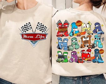 Cartoon Cars Mama Png, Mama Cars png, Cartoon Mama png, Mama png, Mom Life Png, Mothers Day Png, Mothers Day Gift, Family Vacation Png