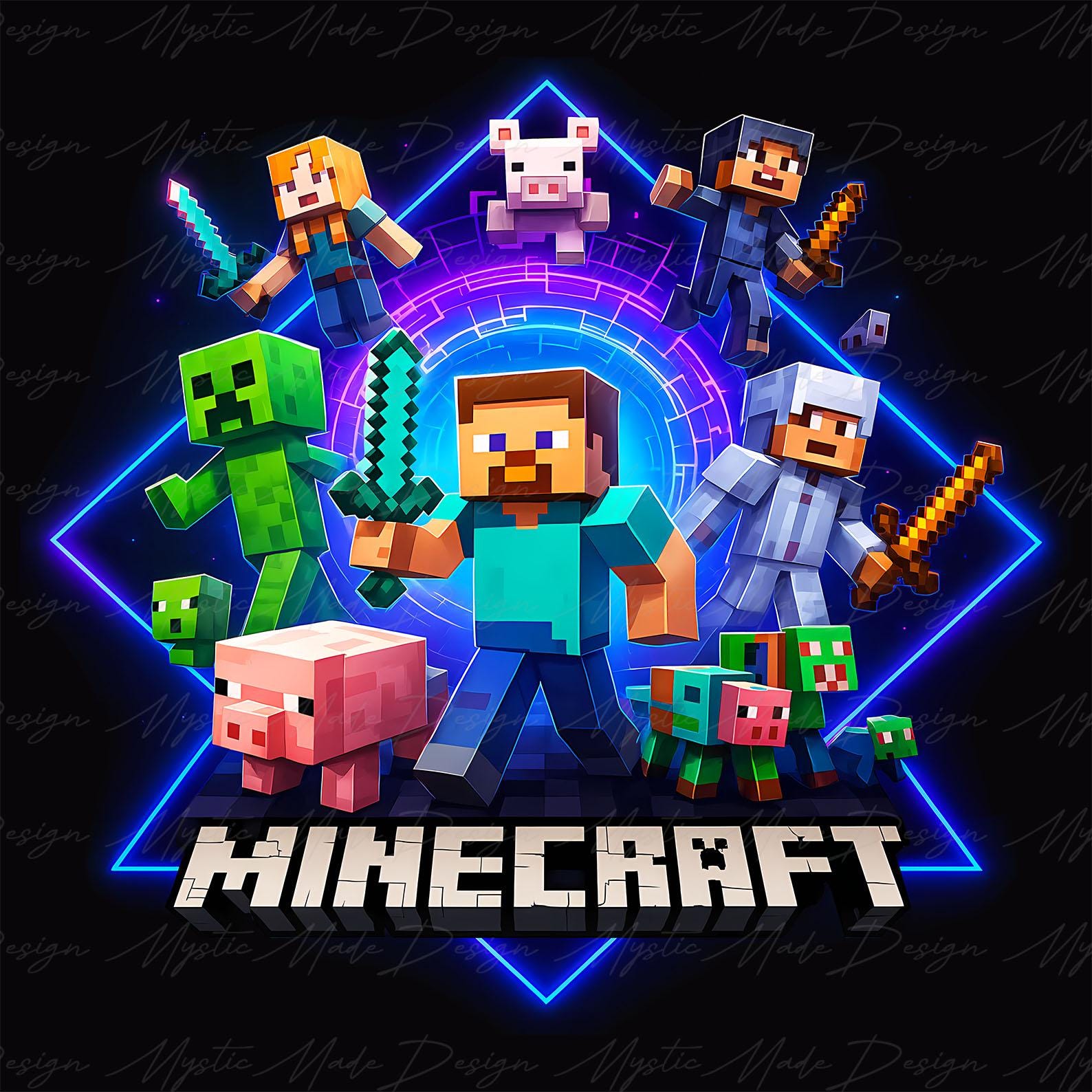 Spiel Film Png, Spielcharakter Png, Gaming Design Png, Block Charakter Png, Gaming Shirt für Jungen Png, lustiger Gamer Png, Videospiel Png
