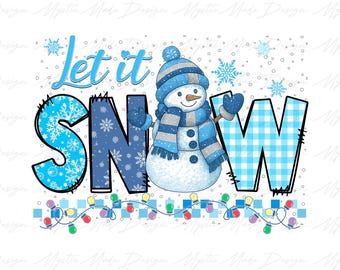 Muñeco de nieve navideño PNG, Muñeco de nieve navideño divertido PNG, Acuarela de invierno PNG, Muñeco de nieve vintage PNG, Deja que nieve PNG, Feliz Navidad PNG