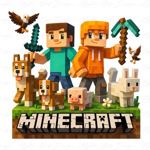 Game Movie Png, Game Character Png, Gaming Design Png, Block Character Png, Gaming Shirt for Boy Png, Funny Gamer Png, Video Game Png