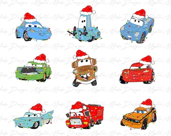 Christmas Cars Png, Cars Png, Merry Christmas Png, Christmas Png, Magical Christmas Car Png, Retro Christmas Png, Trendy Christmas Png