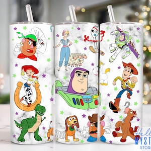 Cartoon Characters 20oz Tumbler Png, Cartoon Tumbler 20oz Png, Cartoon 20 oz Tumbler Wrap, Movie Characters 20 oz Skinny Tumbler Png
