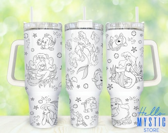 Cartoon Characters 40oz Tumbler Png, Princess Tumbler 40oz Png, Cartoon 40 oz Tumbler Wrap, Princess 40 oz Tumbler Png