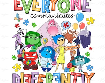 Ognuno comunica in modo diverso Png, Emozioni dei cartoni animati sull'autismo Png, Consapevolezza dell'autismo Png, Autismo png, Insegnante sull'autismo Png, Mese dell'autismo Png