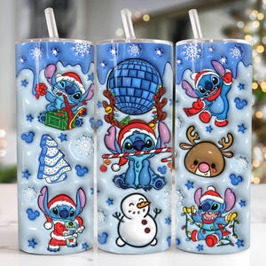 3D Inflated Cartoon Characters 20oz Tumbler Png, 3D Cartoon Tumbler 20oz Png, 3D 20 oz Tumbler Wrap, Cartoon 20 oz Skinny Tumbler Png
