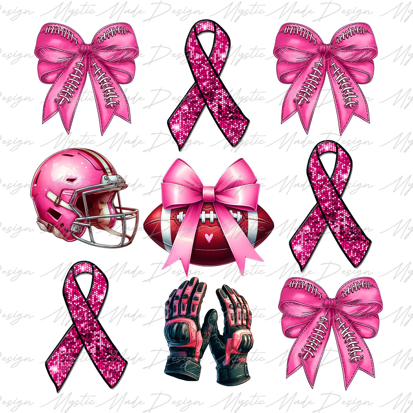 Football Pink Out Png, Breast Cancer Football Png, Breast Cancer ...