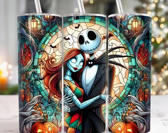 Movies Characters 20oz Tumbler Png, Christmas Nightmare Tumbler 20oz Png, Halloween 20 oz Tumbler Wrap, Christmas 20 oz Skinny Tumbler Png