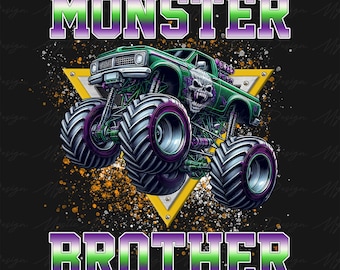 Monster Truck Brother Png, Monster Truck Mama png, Mama Truck png, Monster Jam Mom png, Truck Mom Png, Mothers Day Png, Mothers Day Gift
