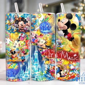 Cartoon Characters 20oz Tumbler Png, Cartoon Glitter Tumbler 20oz Png, Cartoon 20 oz Tumbler Wrap, Movie Characters 20 oz Skinny Tumbler Png