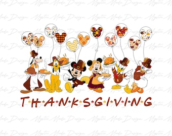 Thanksgiving 2023 Png, Halloween Mouse And Friends Png, Thanksgiving Png, Halloween Png, Pumpkin Png, Fall png, Thankful Png Sublimate